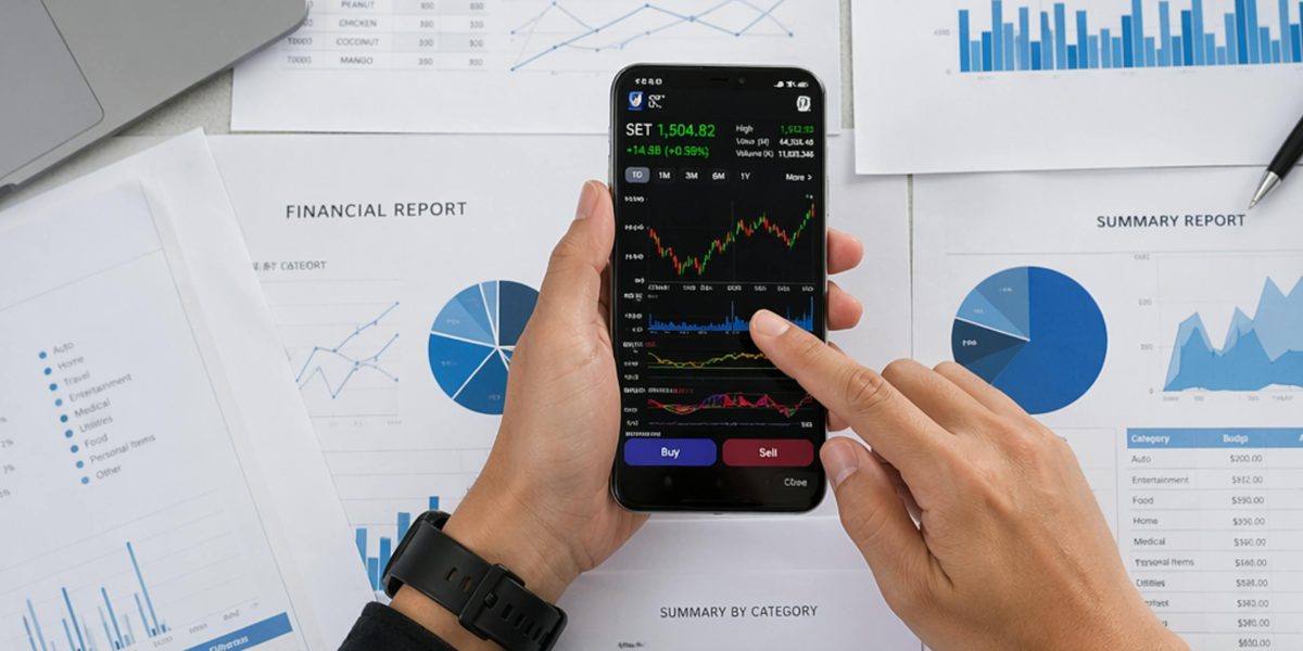 An investor confidently reviewing market trends and potential gains in the booming Dubai real estate market.