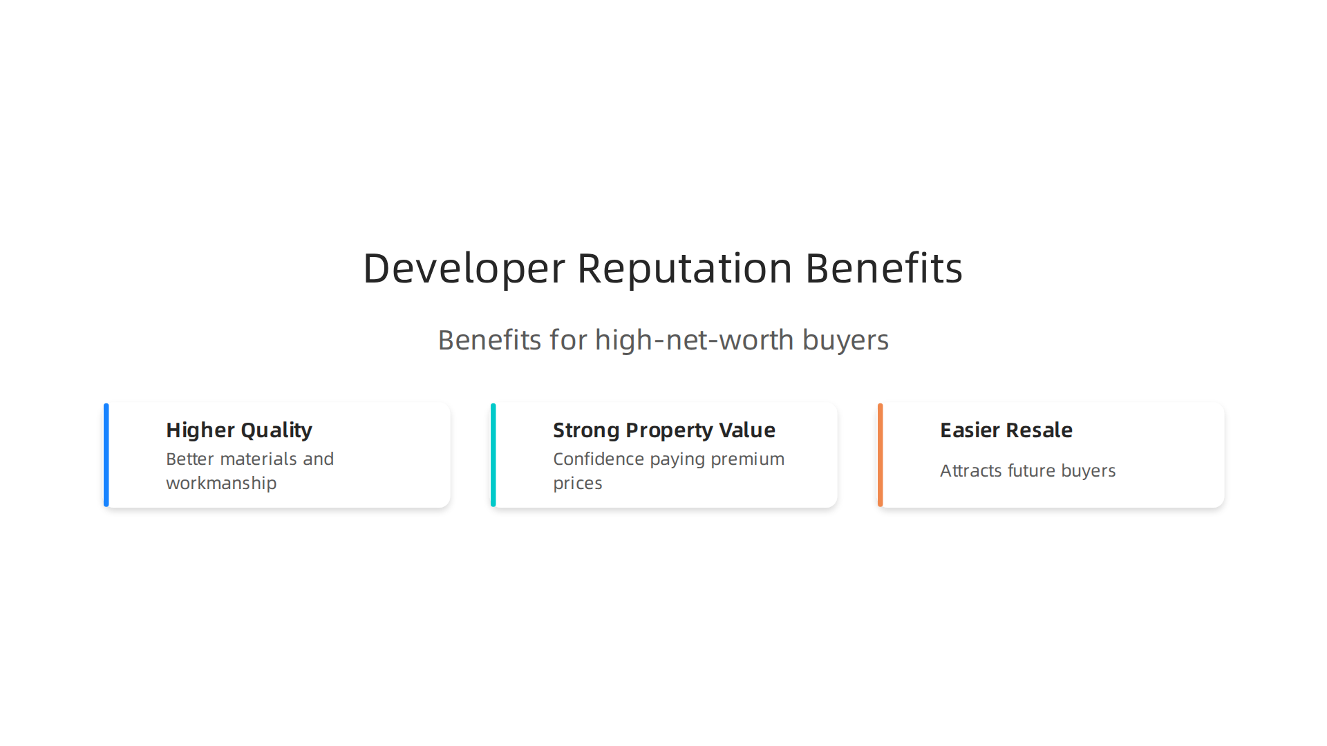 Visualizing the key benefits high-net-worth buyers gain from choosing a developer with a strong track record on Palm Jumeirah.