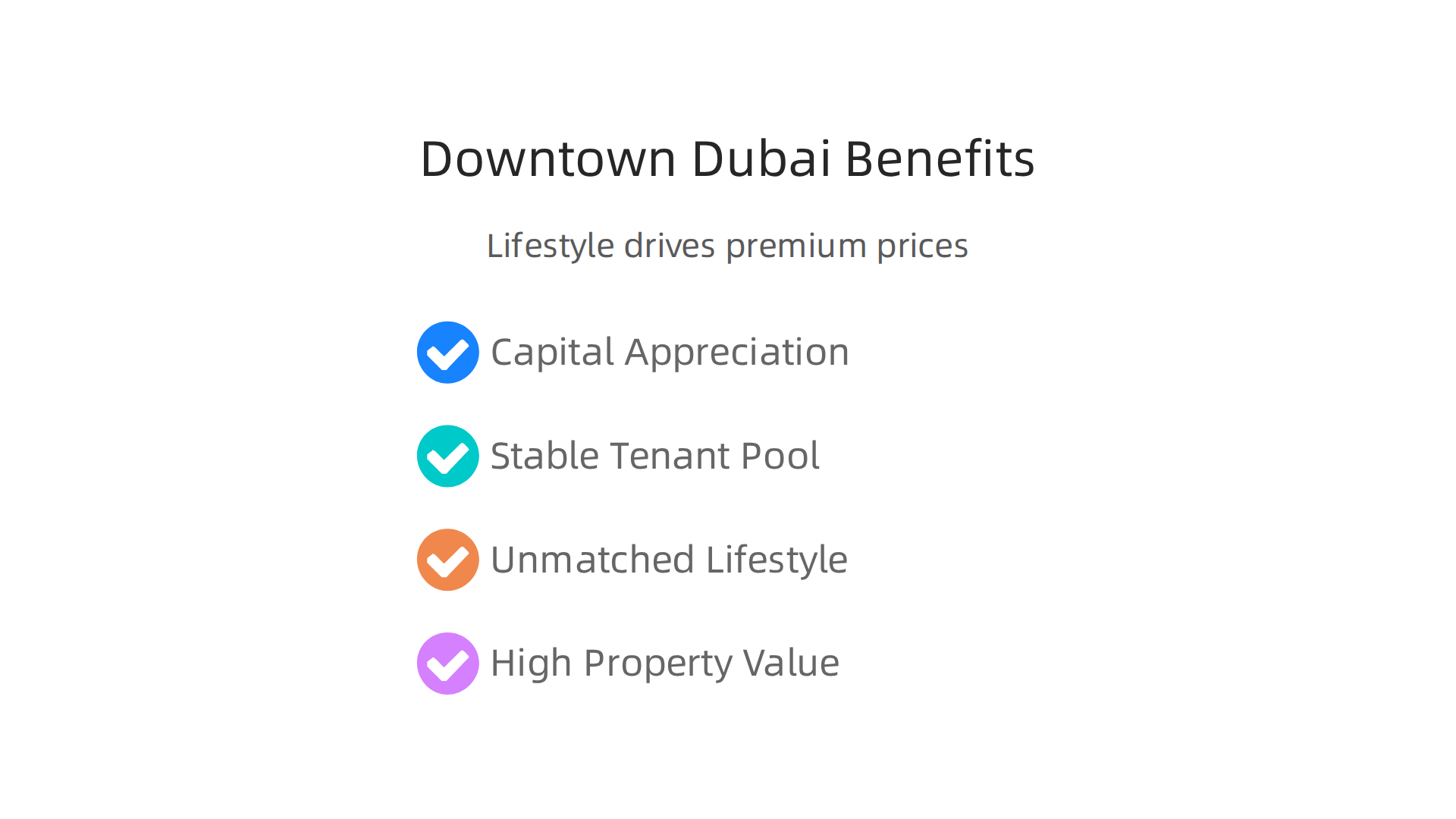Key benefits of investing in a one-bedroom apartment in Downtown Dubai, known for its premium lifestyle and strong market performance.