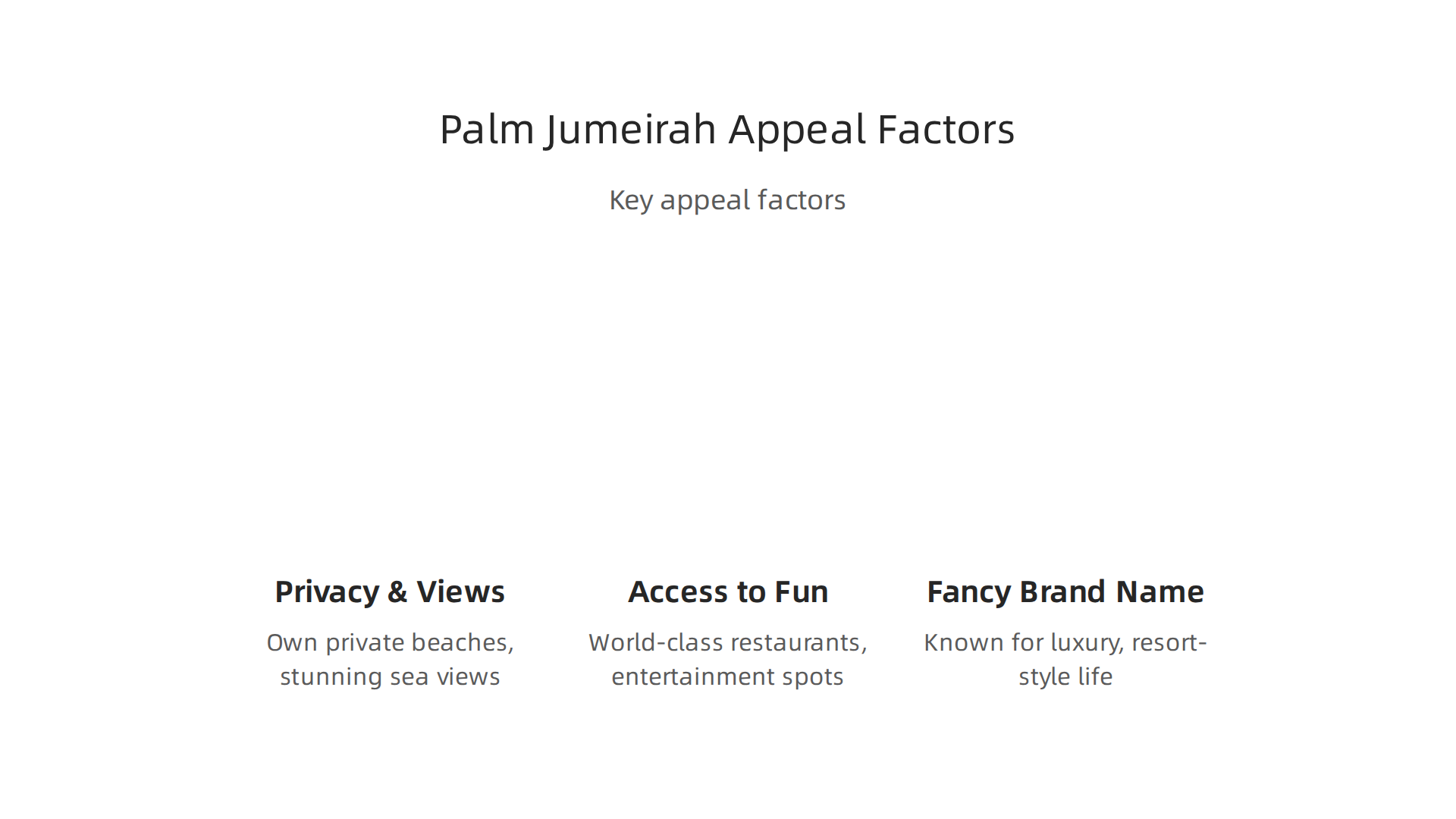 Key factors that make Palm Jumeirah an attractive destination for luxury property buyers and tenants.